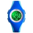 thumbnail image 1 of Reloj digital para niños, esfera redonda, estilo deportivo, reloj de pulsera digital con pantalla LCD impermeable para niños AweSitey EL4557-01, 1 of 2
