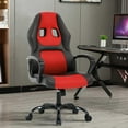 thumbnail image 2 of YRLLENSDAN Gaming Chair Comfy Computer Chair Heavy Duty Gaming Chair Adjustable PU Leather Office Desk Chair Cheap Rolling Gaming Chair Gamer Chair for Adults,Red, 2 of 9