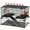 Black-2, variant on Resenkos Pet Mouse Cage, Hedgehog Cage,23.5" Hamster Cage, Gerbil Cage with Glass Basin for Small Hamsters, Black