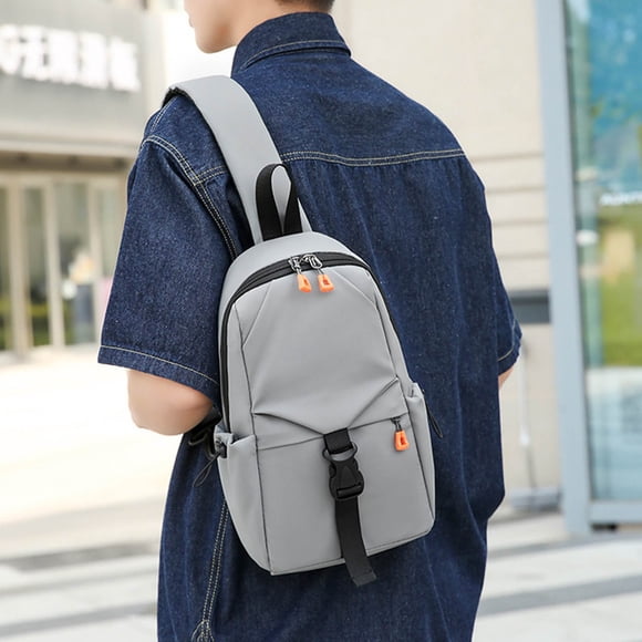 Wzzjkit Men's Canvas Sports Waist Bag Casual Fashion Large Capacity Storage Waist Bag