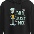 thumbnail image 3 of SpongeBob SquarePants - No Just No - Juniors Cropped Pullover Hoodie, 3 of 6