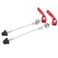 thumbnail image 2 of Quick 2Pcs Bicycle Hub Quick Release Lever 145mm Front 185mm Rear  Wear Resistance Quick Release Skewer for Bike Wheel, 2 of 7