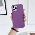 thumbnail image 1 of Funda de silicona líquida sólida Original de lujo para iPhone 13 12 11 Pro Max para iPhone 14 11 Xr Xs MAX funda trasera suave Tpu Fundas Tan Jianjun unisex, 1 of 2