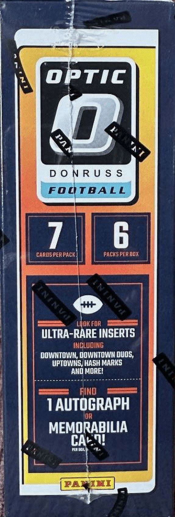 2024 Donruss Optic Football Mega Box (Blue Hyper Parallels)