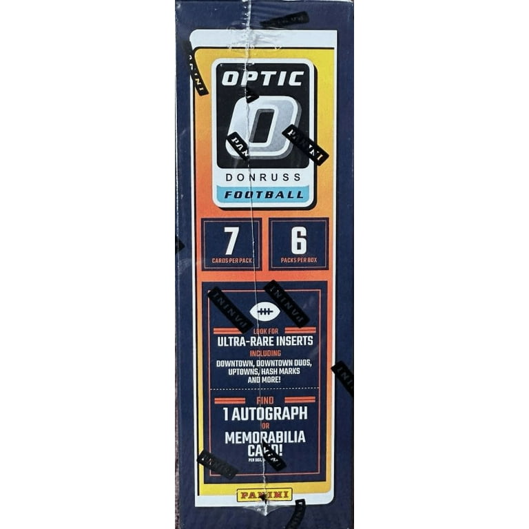 2024 Donruss Optic Football Mega Box (Blue Hyper Parallels