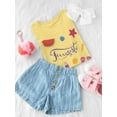 thumbnail image 3 of Buon Ferragosto Summer Objects T-Shirt Toddler -Image by Shutterstock,  5 Toddler, 3 of 4