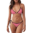 thumbnail image 1 of Disketp Colorful Sprinkles Donuts para Bañador de Dos Piezas para Mujer, Bikini Sexy Halter String, Conjunto de Bikini en Triángulo, 1 of 6