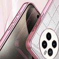 thumbnail image 3 of Compatible with Realme 12pro / 12 pro plus Case, Clear Glitter Electroplating Hybrid Protective Phone Cover, Slim Transparent Anti-Scratch Shock Absor, 3 of 5