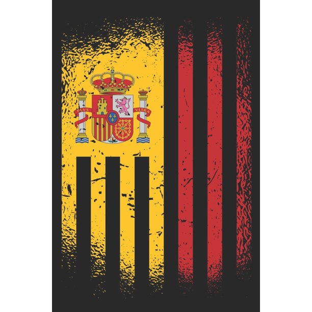 Spanien Flagge Notizbuch Sch Nes Spanien Flaggen Notizbuch Im A5 Format Mit 1 Karierten Seiten Walmart Com Walmart Com