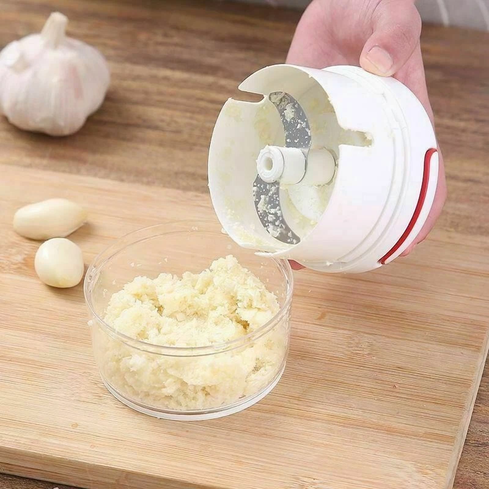 Onion Garlic Fruit Vegetable Cutter Press Manual Food Speedy Chopper Slicer 9*7
