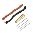 thumbnail image 2 of 18m Black and Brown Thread for DIY Shoe Repair with Crochet Needles and Sewing Awl Kit, 2 of 2