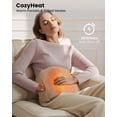thumbnail image 4 of Heating Pad with Massager for Back Pain Relief, Heating Pad Wrap for Period Cramps Lower Back Neck Shoulders Relief, 4 of 12
