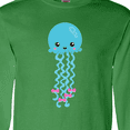 thumbnail image 4 of Inktastic Cute Jellyfish, Little Jellyfish, Blue Jellyfish Long Sleeve T-Shirt, 4 of 5