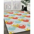thumbnail image 2 of Ahgly Company Indoor Rectangle Patterned Orange Salmon Pink Novelty Area Rugs, 6' x 9', 2 of 6