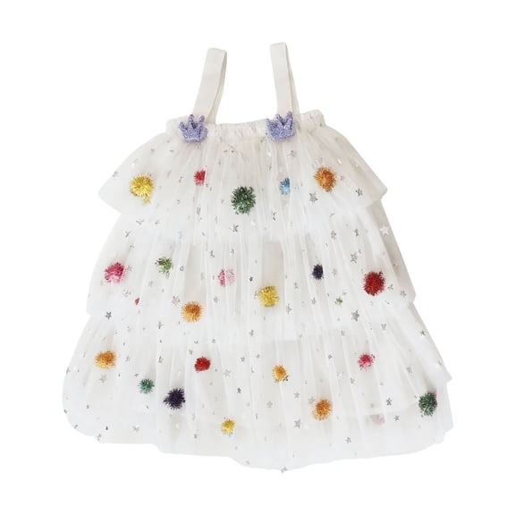 Zanarzt Flower Girl Dresses Toddler Baby Girls Shiny Tutu Dress Princess Birthday Party Pageant Flower Girl Wedding Backless Dresses Light Gray,3-4 Years