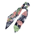 thumbnail image 5 of Unique Bargains 1 Pc Stylish Printed Banana Leaf Hair Elastics Hair Ties Navy Blue Red White, 5 of 5