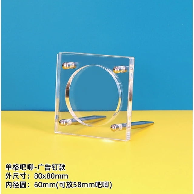 Coin Display Stand Holder Box Multi-Functional Collection Frame Collectors Organizer 60 Mm Inner Diameter For Commemorative Coin Display