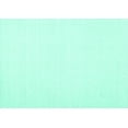thumbnail image 1 of Ahgly Company Machine Washable Indoor Rectangle Solid Turquoise Blue Modern Area Rugs, 5' x 7', 1 of 4