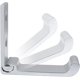thumbnail image 4 of Ganchos de pared plegables ZHAOCHENG 6 uds ganchos de aluminio inoxidable para abrigos toallas de baño plata mate, 4 of 5
