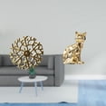 thumbnail image 2 of Escultura De Pared De Gato De Metal Rústico, Estatua De Animal De Hierro Forjado, Placa Colgante 3D, Adorno Decorativo Para Oficina, Sala De Estar Y Chimenea., 2 of 8