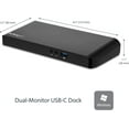 thumbnail image 2 of StarTech MST30C2DPPD USB-C Dual-Monitor Docking Station for Laptops, 2 of 3