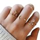 thumbnail image 2 of Anillos Bohemios Vintage, Conjunto De Anillos Para Nudillos, Conjunto De Anillos De Diamantes, Conjunto De Anillos De Tobillo Para Mujeres Y Niñas 7 Unids Sweethay AP006771-02, 2 of 6