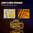 thumbnail image 2 of Y YUNHSOM Check Engine Neon Sign Garage Neon Light for Wall Decor,Dimmable & Powered by USB LED Check Engine Light Sign for Car Room Car Repair Shop Workshop Party, 2 of 8