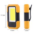 thumbnail image 2 of Luz USB Emergencia Exterior COB Trabajo Recargable Mantenimiento Lámpara Amarillo JShteea Para Estrenar, 2 of 9