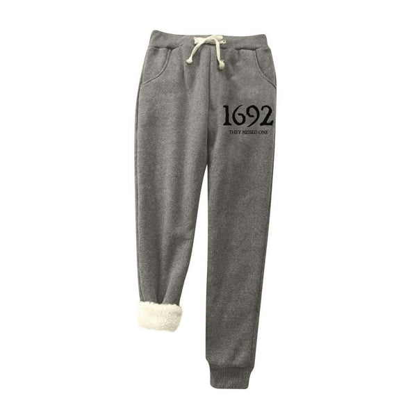 Deals of The Days! TopLLC Winter Leggings Women Bottom Pants Women's Printed Leggings With Elastic Drawstring Pockets And Thick Insulation Pants High Waisted Workout leggings pj Bottoms