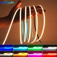 thumbnail image 2 of FOB COB tira de LED 12V 24V Flexible 5mm 8mm 10mm ancho RA 90 barra de luz de cinta Led de alto brillo azul hielo blanco rojo verde rosa amarillo Tan Jianjun unisex, 2 of 2