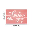 thumbnail image 5 of FYTPOV Linen Placemats, Pink Valentines Placemats for Kitchen and Dining, Valentines Day Decorations, Christmas Placemats for Party Home Decor, Table Decor, 18x12 in, 5 of 6