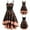 Black, variant on Tejiojio Women Clothes Women Vintage High Grade Cami Bandage Lace Up High Low Dress Party Dress