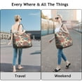 thumbnail image 5 of Chic Paisley Pattern Weekender Vintage Boho Travel Duffel with Artistic Floral Pattern, Ethnic Mala Inspired Design, 5 of 5
