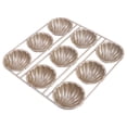 thumbnail image 4 of 9 Even Cake Mold Banana Shape Lovely Pattern Carbon Steel Non-Stick Cake Mold(Golden), 4 of 5