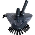 thumbnail image 1 of Triangular Pool Vacuum Head with Bottom & Side Brushes | Weighted Body | Durable Premium Bristles | Rotatable Swivel Hose Connection | Cleaning for Inground & Above Ground Pools, 1 of 5