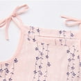 thumbnail image 5 of Robe de Fête Princesse à Fleurs Unies Rayée pour Fille Tout-Petit Robe d'Été, 5 of 5
