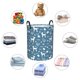 thumbnail image 4 of Balery Poodle Dog Cesta de ropa redonda con asas, impermeable, independiente, para ropa, juguetes, dormitorio y familia-Medium, 4 of 6