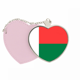 thumbnail image 1 of Madagascar África país bandera nacional Bolsa de viaje Mirror maquillaje corazón rosa, 1 of 4