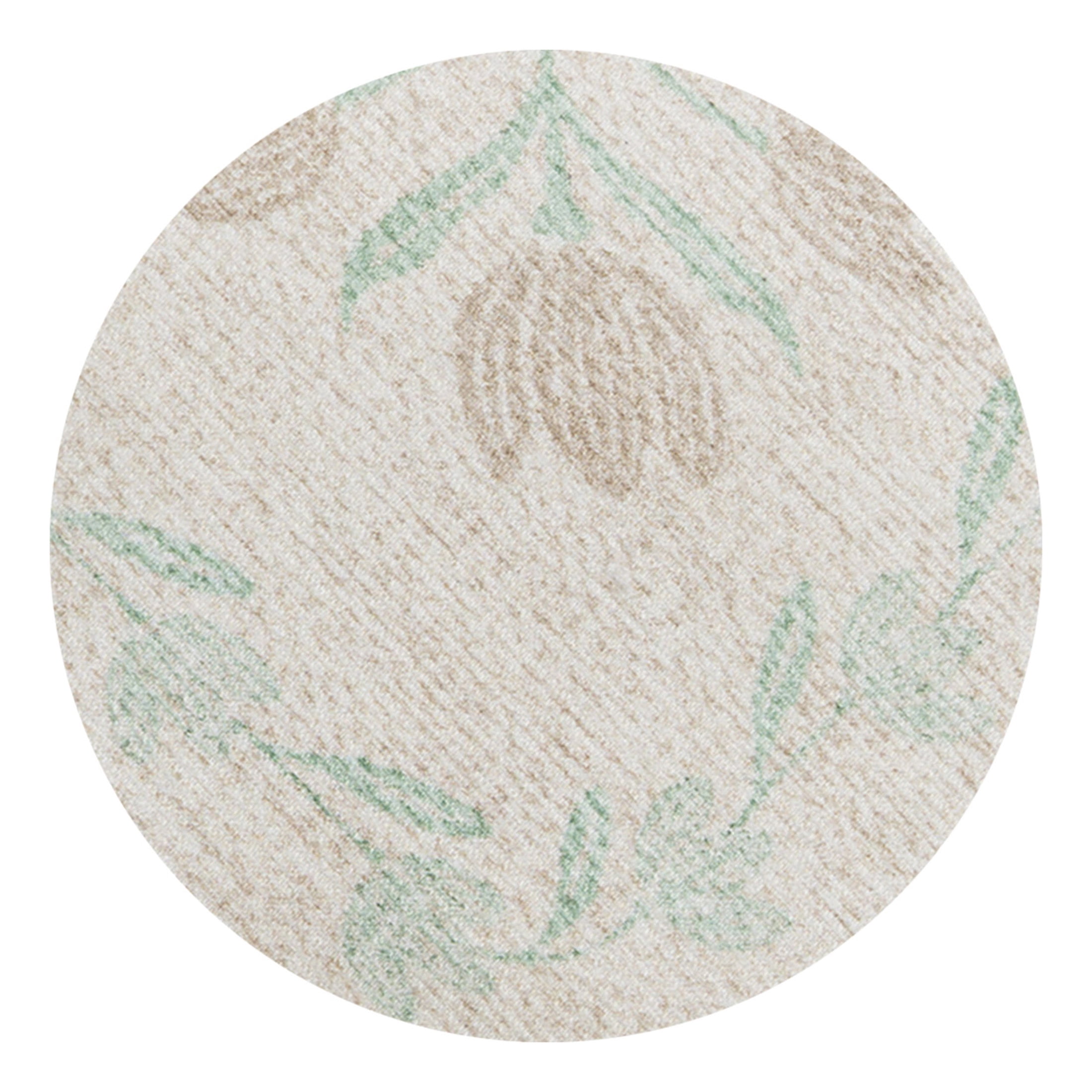 Better Homes & Gardens Soliel Floral Runner Rug, Neutral, 30 in x 102 in
