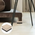 thumbnail image 4 of Nicehomfit Bed Risers Beige Plastic Soft Rubber for Home Use Provides Stability and Easy Cleaning, 4 of 8