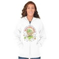 thumbnail image 4 of Woodsy Owl Vintage Love Yourself Unisex Plus Size Zip Hoodie Brisco Brands 5X, 4 of 5