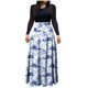 thumbnail image 4 of Vestido Retro Vestido de Manga Larga Para Mujer Vestido Largo de Cintura Alta Con Estampado de Cuello Redondo de Navidad Vestido de Noche de Fiesta Informal Odeerbi  ODB116414, 4 of 8
