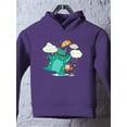 thumbnail image 3 of Happy Autumn Monster And Girl Hoodie Toddler -Image by Shutterstock,  5 Toddler, 3 of 4