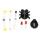 thumbnail image 3 of Kit electrónico de bricolaje para principiantes con ojo de gorgojo, kit divertido para aprender a soldar, regalo hecho a mano, ideal para experimentos de estudiantes, interacción entre padres e hijos, 3 of 5