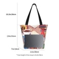 thumbnail image 4 of Kdxio Gnomes Books Tea Cups Women Reusable Grocery Bags Foldable Ripstop,Reusable Shopping Bags for Shopping,Gym,Gift, 4 of 7