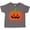 Charcoal Grey, variant on Inktastic Jack O Lantern Pumpkin Boys or Girls Toddler T-Shirt