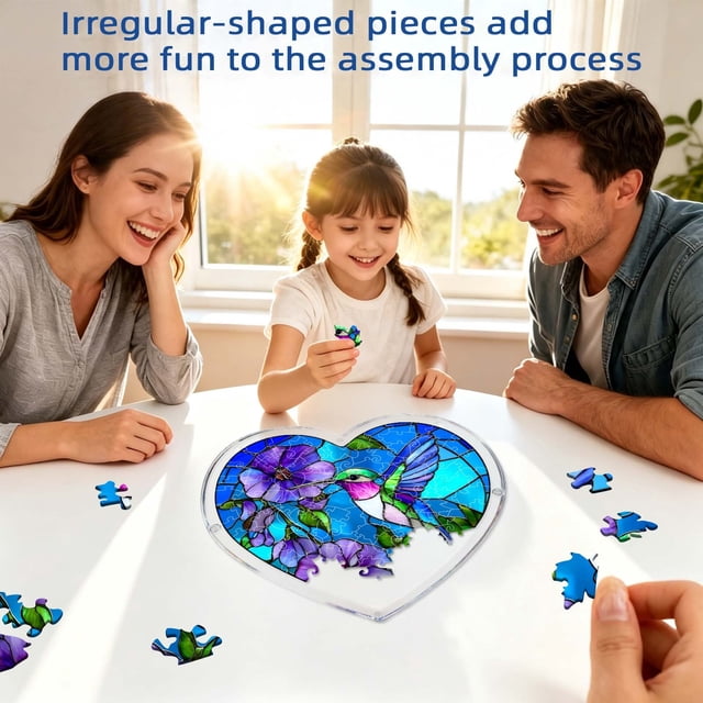 Tong DIY Acrylic Puzzle Window – & Theme – Create A Dreamy Light And Shadow For Your Home (20cm/7.4inch)