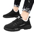 thumbnail image 3 of Xiaoxatg Men's Casual Shoes Winter Style Comfortable Warm Work Footwear for Everyday Use 8 Black, 3 of 9