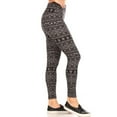 thumbnail image 3 of LAVRA Women's Holiday High Waist Fleece Regular Size Leggings Gift - Large - Toasty Reindeer, 3 of 4