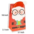 thumbnail image 3 of Bolsas para regalos de Navidad Uptotop, paquete de 24 unidades 2D con 6 diseños, 3 of 7